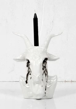 AFT1 Accessories Crying Baphomet Candle Holder