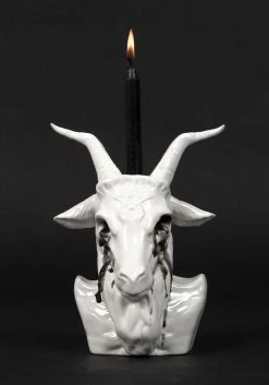 AFT1 Accessories Crying Baphomet Candle Holder