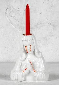 AFT1 Crying Mary Candle Holder