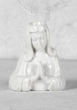 AFT1 Crying Mary Candle Holder