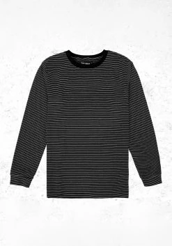 MET1 Tops Underline Long Sleeve T-Shirt