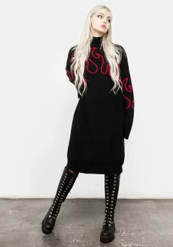 WEI1 Blaze Oversized Jumper Dress Tops