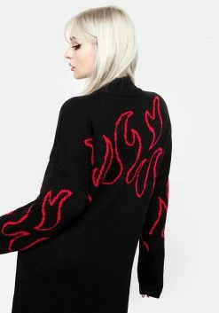 WEI1 Blaze Oversized Jumper Dress Tops