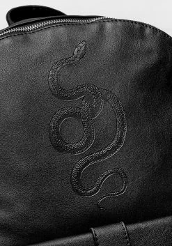 CES1 Ophidia Debossed Backpack Bags