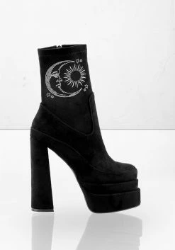 CHI1 Footwear SOL SOCK PLATFORM BOOTS