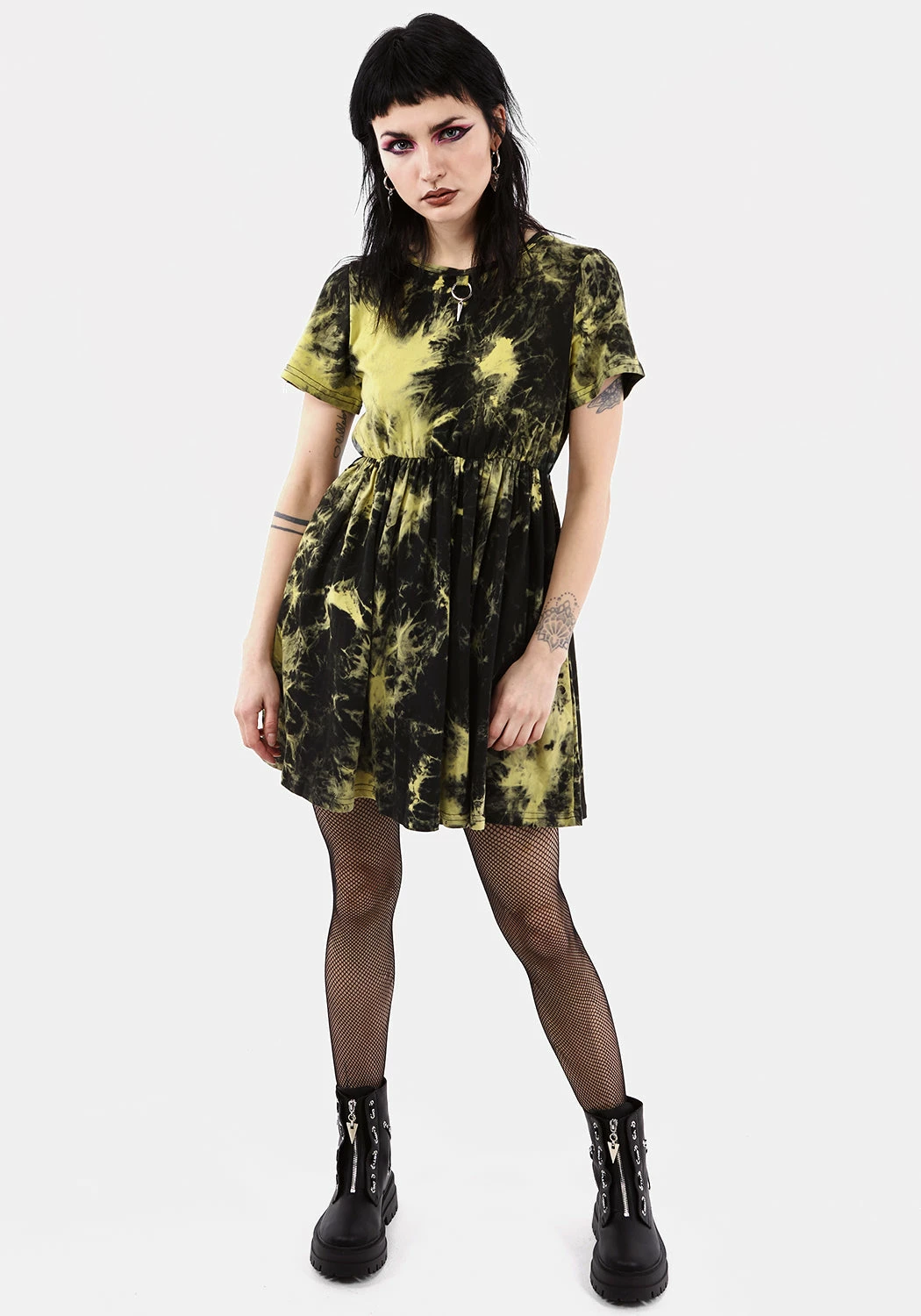 CHI1 HEXDOLL LACED BOOTS 8 CHI1 HEXDOLL LACED BOOTS