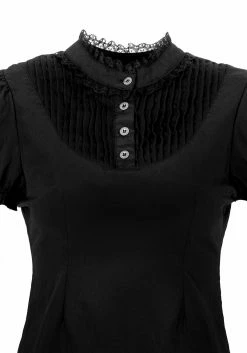 CHI1 Dresses SECRETS PINTUCK PANELLED MINI DRESS