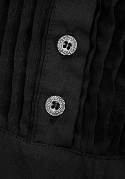 CHI1 Dresses SECRETS PINTUCK PANELLED MINI DRESS