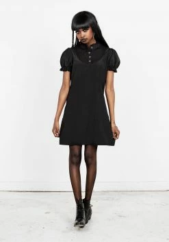 CHI1 Dresses SECRETS PINTUCK PANELLED MINI DRESS