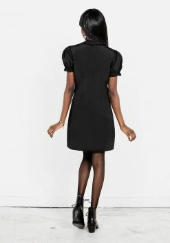CHI1 Dresses SECRETS PINTUCK PANELLED MINI DRESS