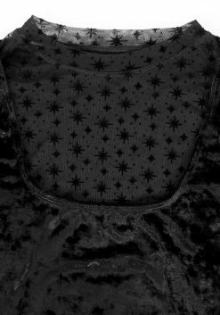 CHI1 Spectacle Velvet Bodycon Dress Dresses