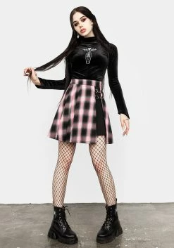 CHI1 Bottoms Vivacity Pleated Mini Skirt