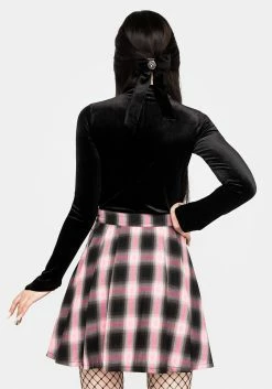 CHI1 Bottoms Vivacity Pleated Mini Skirt