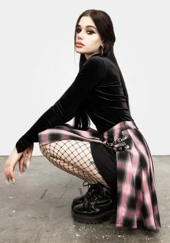 CHI1 Bottoms Vivacity Pleated Mini Skirt