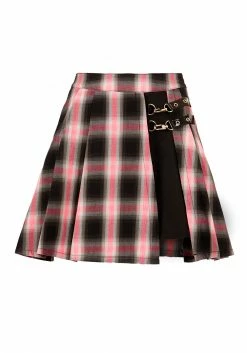 CHI1 Bottoms Vivacity Pleated Mini Skirt