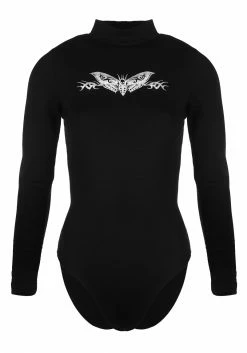 DDS1 Tops Morta High Neck Jersey Bodysuit 14 DDS1 Tops Morta High Neck Jersey Bodysuit