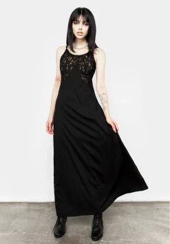 DDS1 Libertina Lace Panel Slip Dress