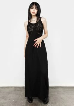 DDS1 Libertina Lace Panel Slip Dress