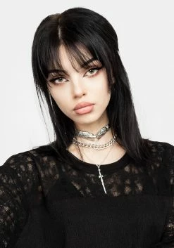 DDS1 Libertina Lace Panel Tee Tops