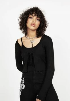 DDS1 Tops Entity Co-Ord Cardigan