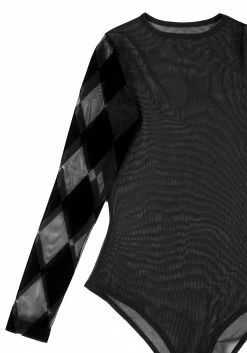 DDS1 Harleen Checkerboard Mesh Bodysuit 17 DDS1 Harleen Checkerboard Mesh Bodysuit