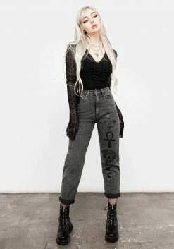 DEN1 Mythic Mom Jeans Bottoms