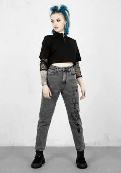 DEN1 Mythic Mom Jeans Bottoms