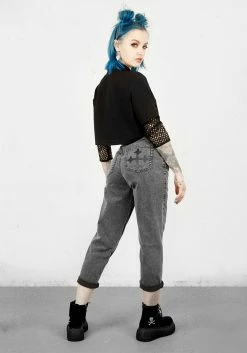 DEN1 Mythic Mom Jeans Bottoms