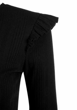 DMT1 Tops Wilhelmina Flare Sleeve Ruffle Top