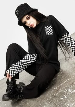 DMT1 Tops Punkwitch Oversized Top