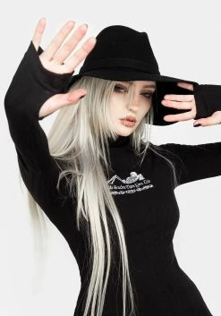 DMT1 Life Sucks High Neck Top