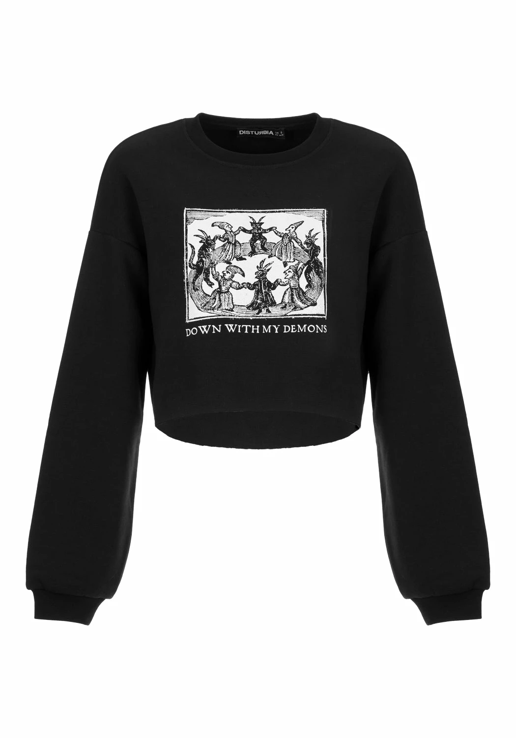 DMT1 Tops Demons Crop Sweat Top 9 DMT1 Tops Demons Crop Sweat Top