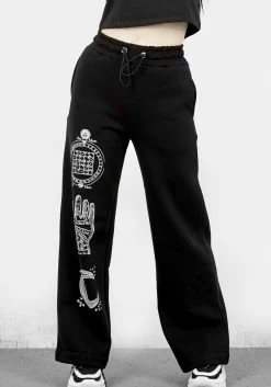 DMT1 Moonmantra Wide Leg Joggers Bottoms