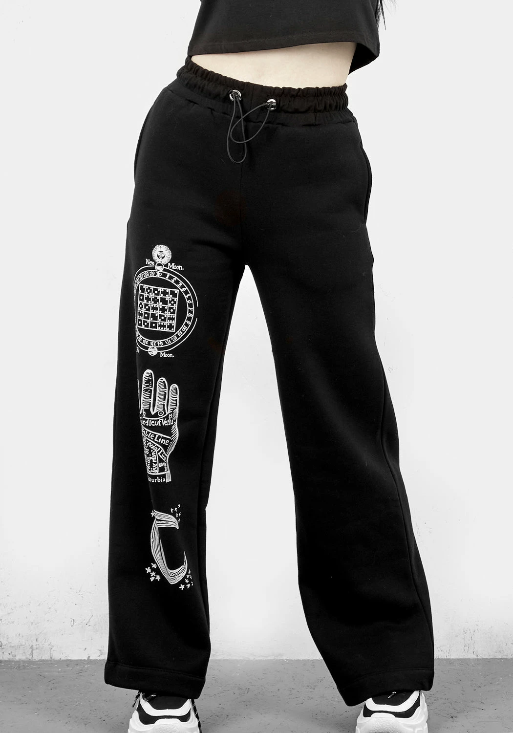 DMT1 Moonmantra Wide Leg Joggers Bottoms 4 DMT1 Moonmantra Wide Leg Joggers Bottoms