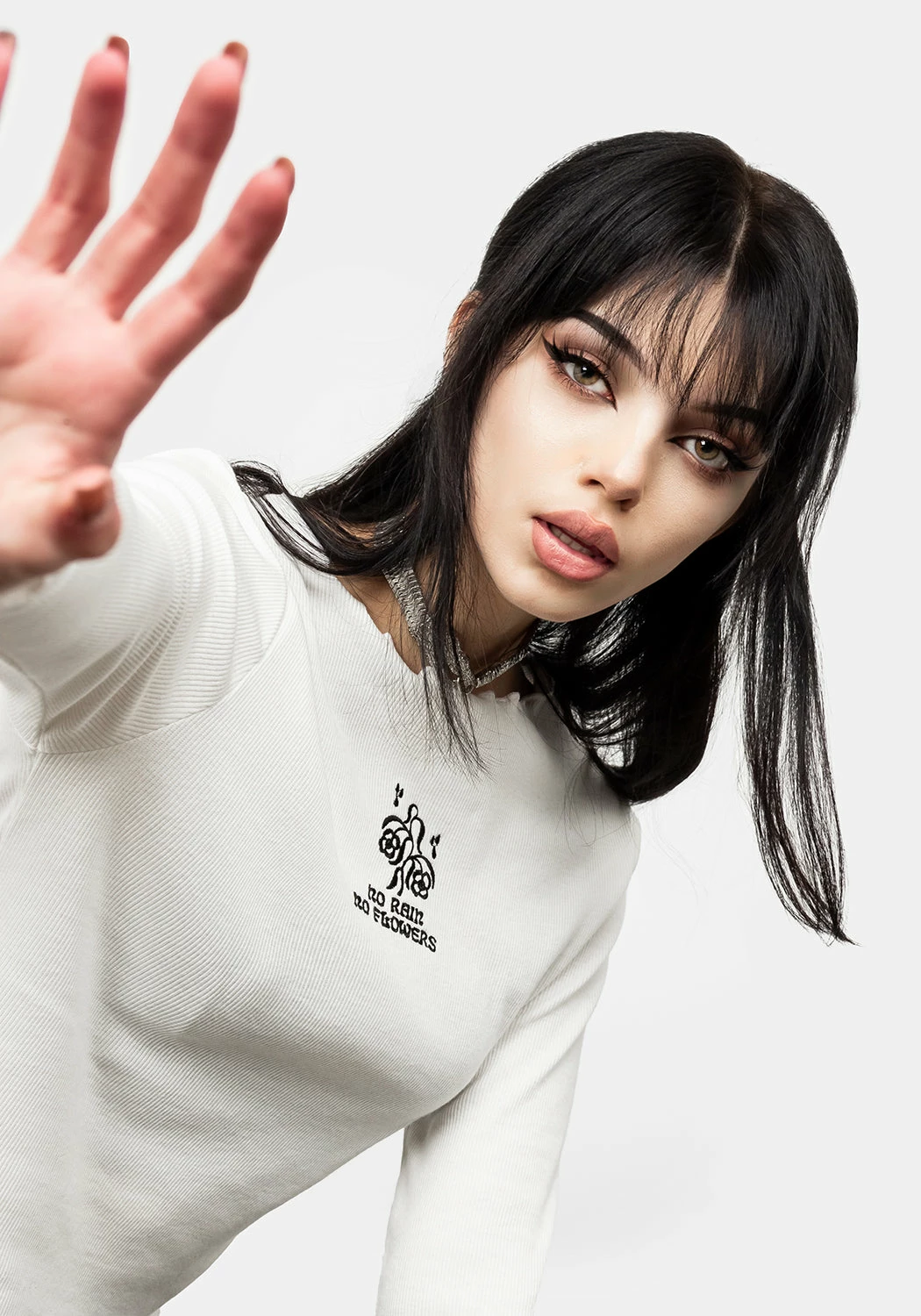 DMT1 No Rain No Flowers Rib Top Tops 8 DMT1 No Rain No Flowers Rib Top Tops