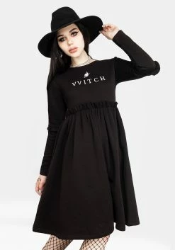 DMT1 Vvitch Ruffle Midi Skater Dress 14 DMT1 Vvitch Ruffle Midi Skater Dress
