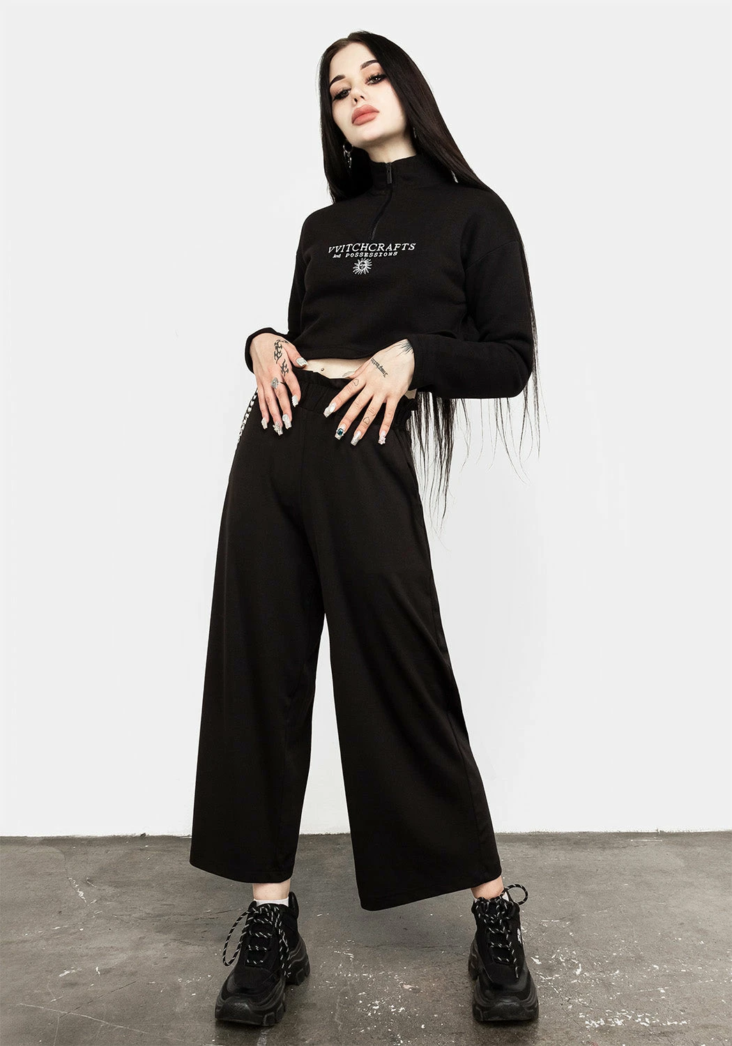 DMT1 Tops Craftwitch Embroidered Sweatshirt 4 DMT1 Tops Craftwitch Embroidered Sweatshirt