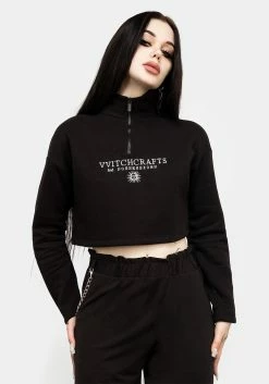 DMT1 Tops Craftwitch Embroidered Sweatshirt