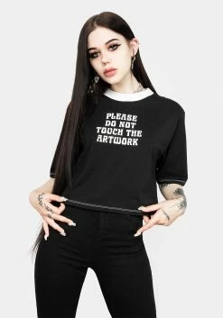 DMT1 Muse Boxy Crop Top Tops