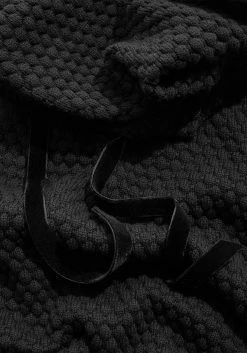 HIG1 Druid Knit Oversized Hoody Tops