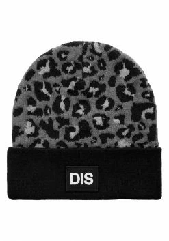 HXC1 FIERCE LEOPARD PATTERN BEANIE