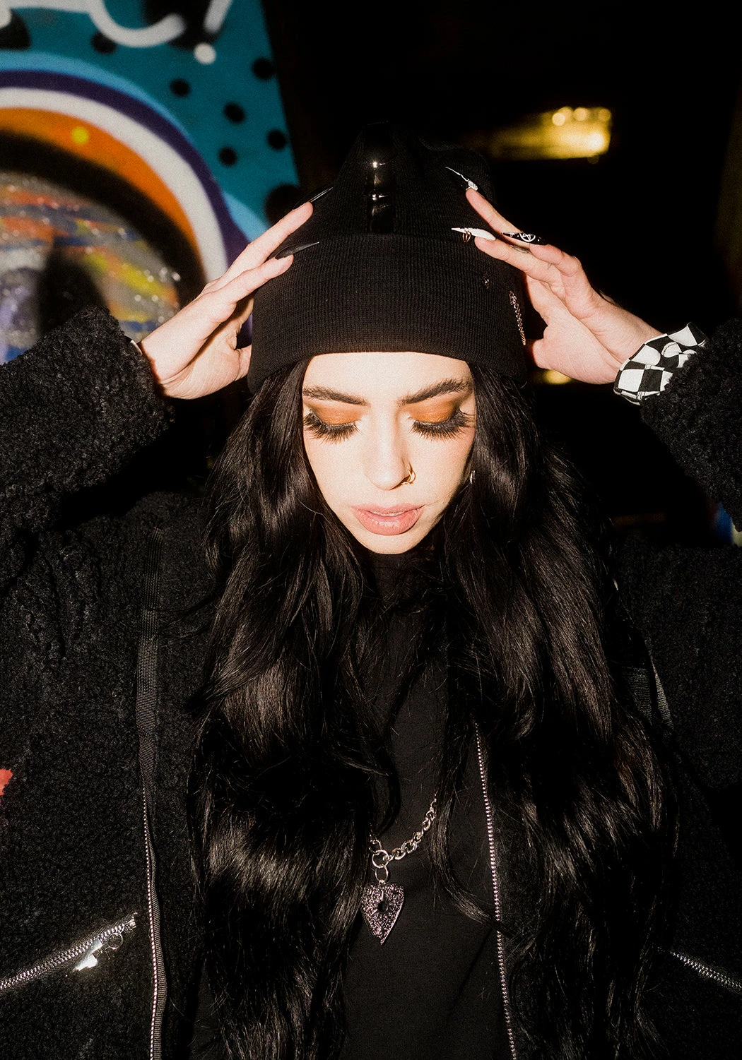 HXC1 Headware SABOTAGE 'PIERCED' BEANIE 4 HXC1 Headware SABOTAGE 'PIERCED' BEANIE