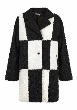 JAB1 Dreamtime Checkerboard Teddy Coat Outerwear
