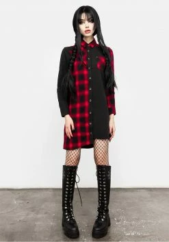 LVT1 Dresses Danger Deconstructed Shirt Dress 14 LVT1 Dresses Danger Deconstructed Shirt Dress