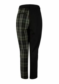 LVT1 Checkmate High Waist Tapered Trousers