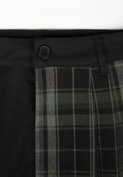 LVT1 Checkmate High Waist Tapered Trousers