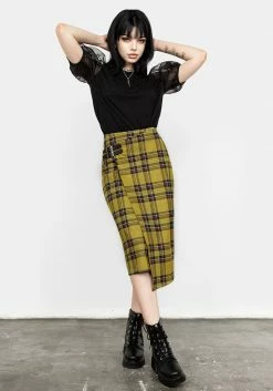 LVT1 Albertine Midi Kilt Bottoms