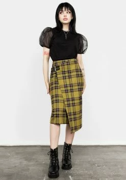 LVT1 Albertine Midi Kilt Bottoms