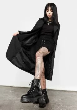 LVT1 Bottoms Carmilla Lace Up Mini Skirt