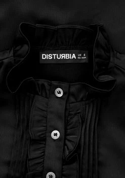 LVT1 Tops Obsession Pintuck Ruffle Blouse